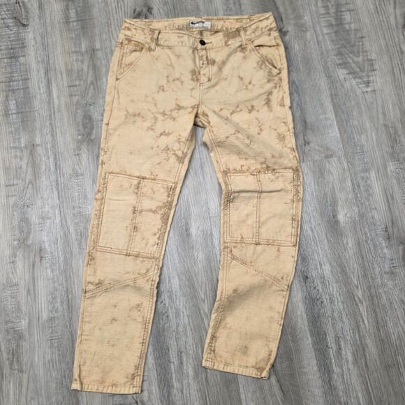Free People Grungy Straight Jeans Size 8 - Picture 2 of 7